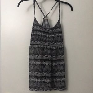 Black and white tank
